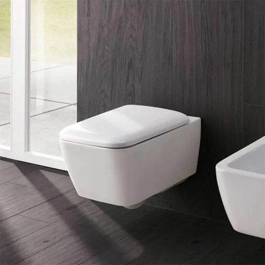 Geberit iCon Square Soft Close Toilet Seat & Cover | 571910000