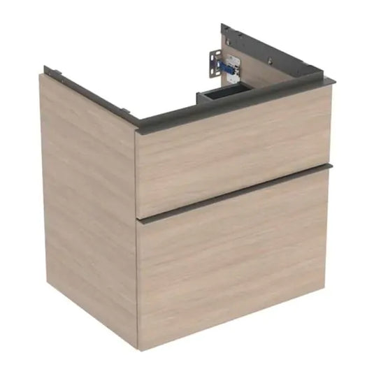 Geberit iCon Vanity Unit 2 Drawers 600mm Oak Wood Texture | 502.303.JH.1