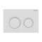 Geberit Omega20 Round Dual Flush Plate Matt White | 115.085.01.1