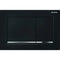 Geberit Omega20 Square Dual Flush Plate Black & Chrome | 115.080.KM.1