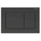 Geberit Omega20 Square Dual Flush Plate Matt Black | 115.080.16.1