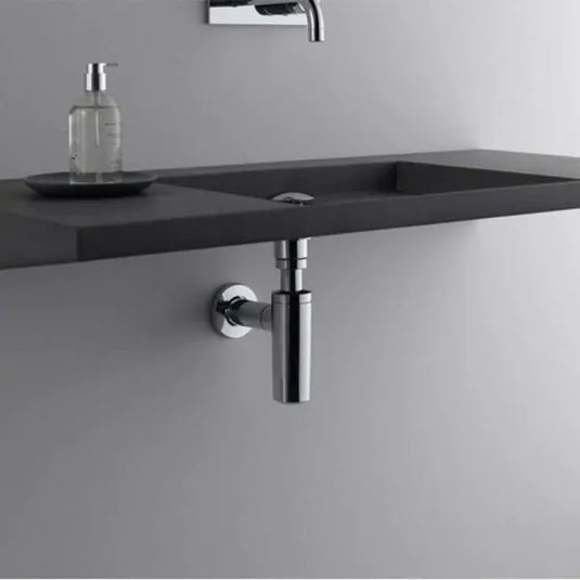 Geberit ONE Basin Waste with Siphon, Valve Cover, Sleeve & Outlet | 151.019.01.1