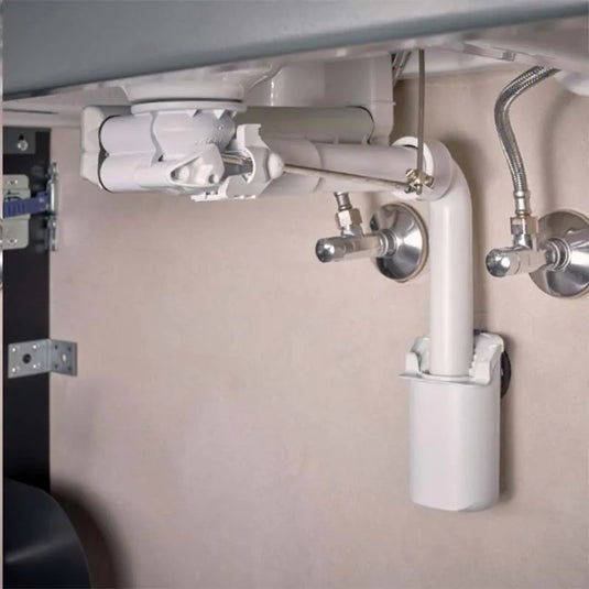 Geberit ONE Space Saving Basin Waste with Lever, Cover & Outlet | 152.051.01.1