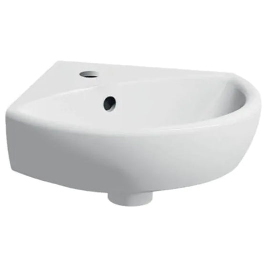 Geberit Selnova 590mm Corner Basin 1 Tap Hole | 501.050.00.7