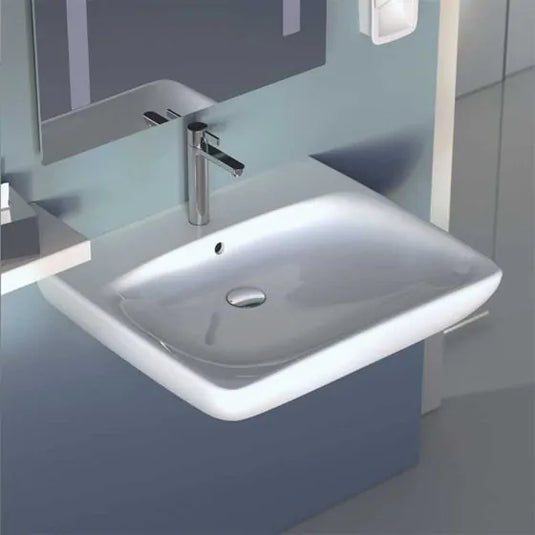 Geberit Selnova Comfort 550mm Countertop Basin 1 Tap Hole | 501.461.00.7