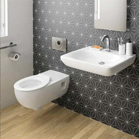 Geberit Selnova Comfort 650mm Countertop Basin 1 Tap Hole | 501.463.00.7