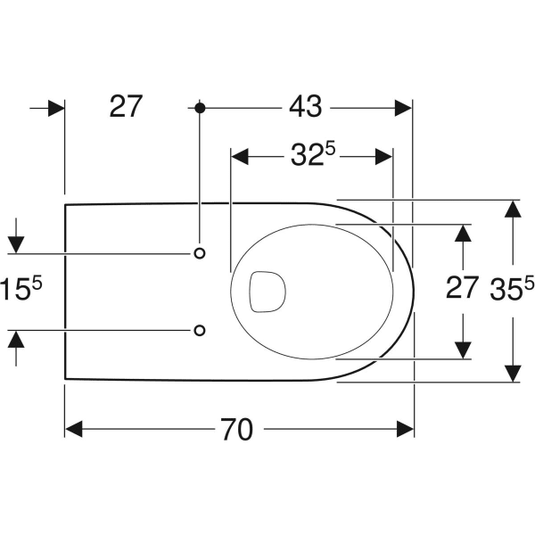 Geberit Selnova Comfort Wall Hung Pan | 501.044.00.7