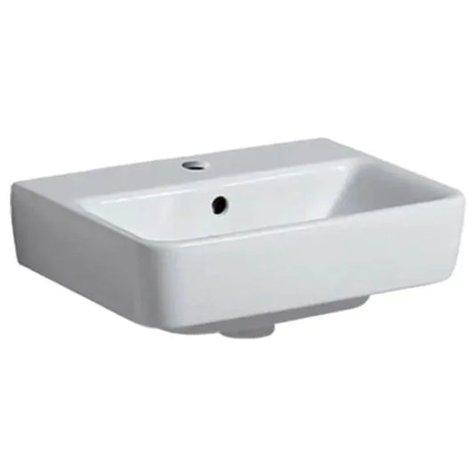 Geberit Selnova Compact 450mm Countertop Basin 2 Tap Holes | 501.516.00.7