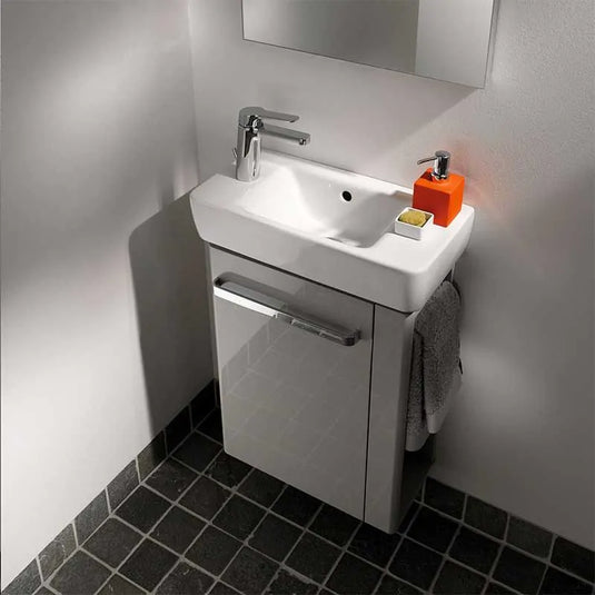 Geberit Selnova Compact RH Vanity Unit for 500mm Basin Grey | 501.497.00.1