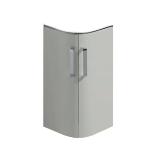 Geberit Selnova Compact Vanity Unit for 320mm Corner Basin Grey | 501.483.00.1