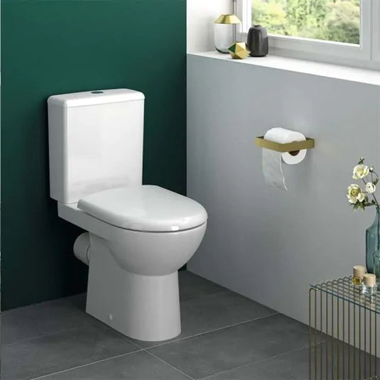 Geberit Selnova Rimless Semi-Shrouded Close Coupled Pan | 500.285.01.6
