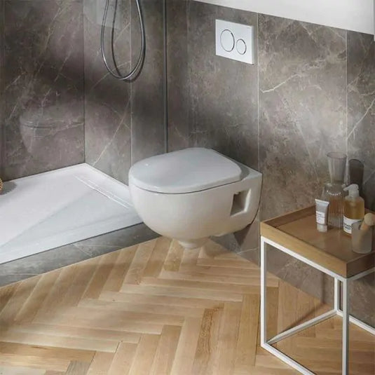 Geberit Selnova Rimless Wall Hung Pan with Quick Release Seat | 501.750.00.1