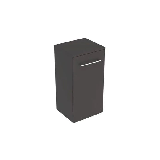 Geberit Selnova Square 1 Door Bathroom Wall Cabinet 330mm Lava | 501.273.00.1
