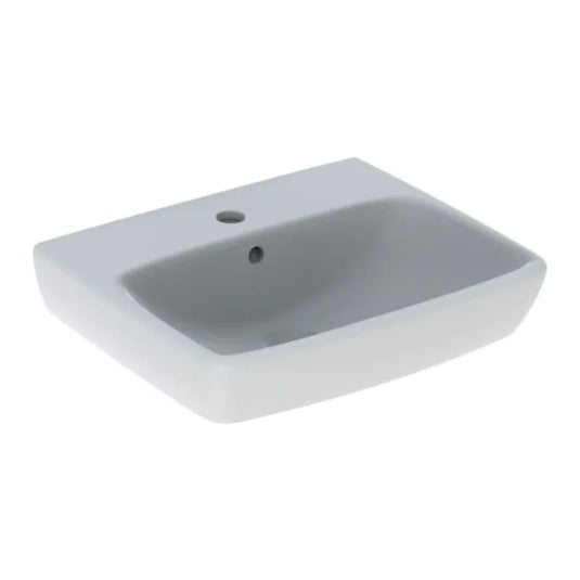 Geberit Selnova Square 500mm Countertop Basin 1 Tap Hole | 501.460.00.6