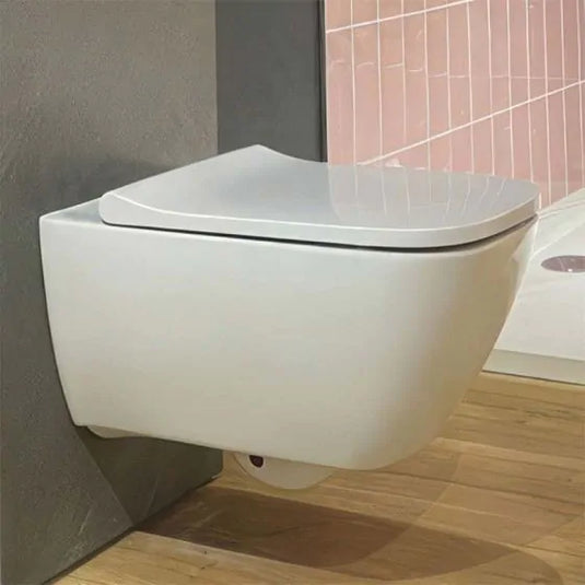 Geberit Selnova Square Rimless Wall Hung Pan 515mm Projection | 502.726.00.1