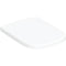 Geberit Selnova Square Soft Close Quick Release WC Seat White | 502.725.00.1