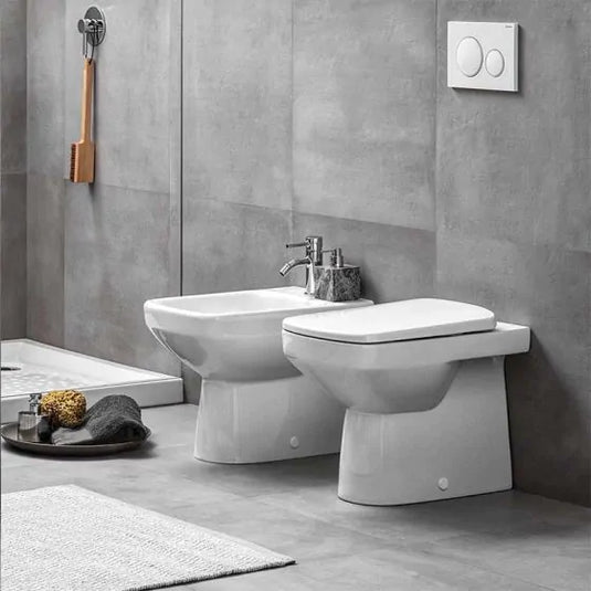 Geberit Selnova Square Standard Toilet Seat & Cover | 500.338.01.1