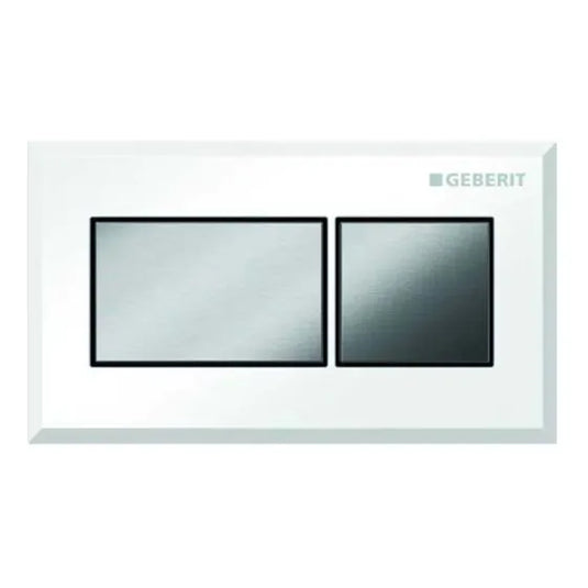 Geberit Sigma 8cm Pneumatic Dual Flush Plate White | 116.053.KT.1