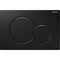Geberit Sigma01 Round Dual Flush Plate Black | 115.770.DW.5