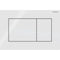 Geberit Sigma01 Square Dual Flush Plate Alpine White | 115.660.11.1
