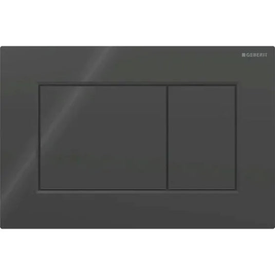 Geberit Sigma01 Square Dual Flush Plate Black | 115.660.DW.1
