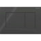 Geberit Sigma01 Square Dual Flush Plate Black | 115.660.DW.1