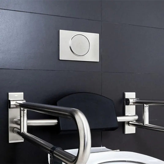 Geberit Sigma10 Round Single Flush Plate Easy Clean Stainless Steel | 115.758.SN.5