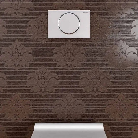 Geberit Sigma10 Round Single Flush Plate Matt & Gloss White | 115.758.
