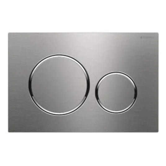 Geberit Sigma20 Round Dual Flush Plate Brushed Stainless Steel | 115.882.SN.1