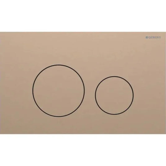 Geberit Sigma40 Round Dual Flush Plate Brushed Red Gold | 115.628.QB.1