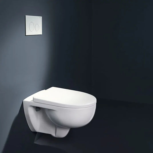 Geberit Sigma40 Round Dual Flush Plate Matt White | 115.628.JT.1