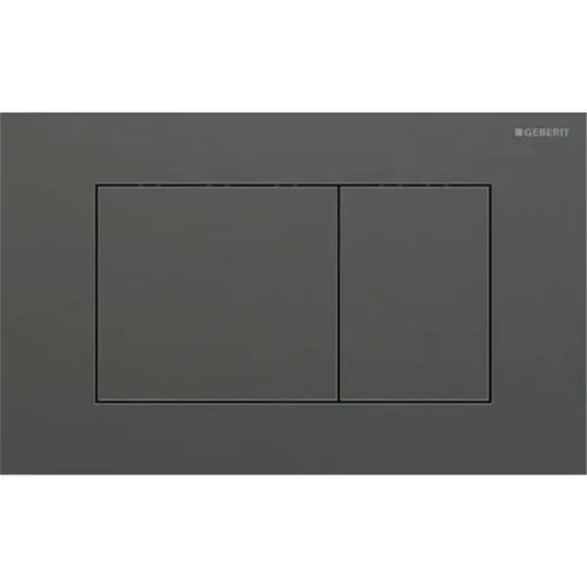 Geberit Sigma40 Square Dual Flush Plate Brushed Black Chrome | 115.629.QD.1