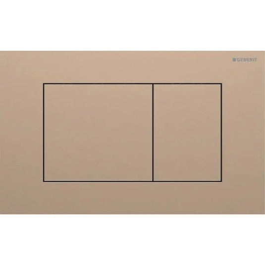 Geberit Sigma40 Square Dual Flush Plate Brushed Red Gold | 115.629.QB.1