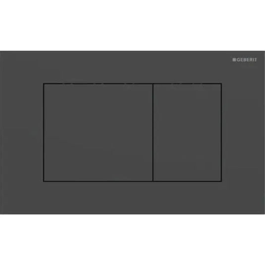 Geberit Sigma40 Square Dual Flush Plate Matt Black | 115.629.14.1