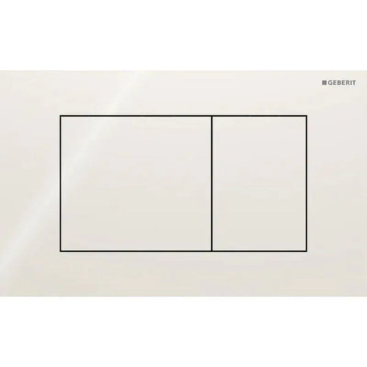 Geberit Sigma40 Square Dual Flush Plate Sand Grey Glass | 115.629.JL.1