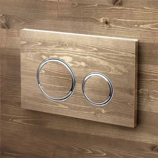 Geberit Sigma50 Round Dual Flush Plate Customisable & Chrome | 115.884.00.1