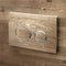 Geberit Sigma50 Round Dual Flush Plate Customisable & Chrome | 115.884.00.1
