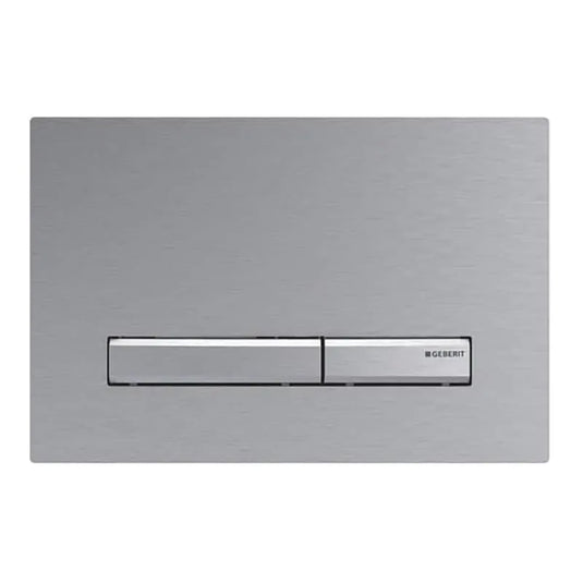 Geberit Sigma50 Square Dual Flush Plate Chrome & Gloss Chrome | 115.788.21.2