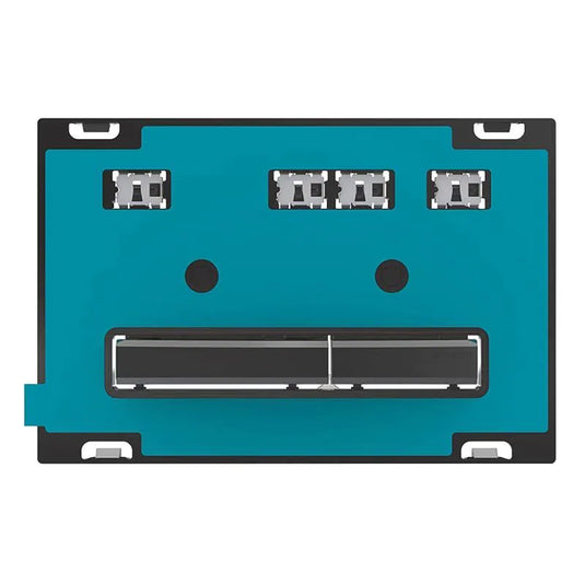 Geberit Sigma50 Square Dual Flush Plate Customisable & Black Chrome | 115.671.00.2