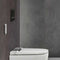 Geberit Sigma50 Square Dual Flush Plate Smoked Glass & Chrome | 115.788.SD.2