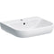 Geberit Smyle 550mm Pedestal Basin White | 500.227.01.1
