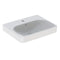 Geberit Smyle Square 550mm Wash Basin 1 Tap Hole | 500.259.01.1