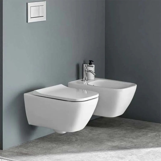 Geberit Smyle Square Slim Soft Close Toilet Seat | 500.237.01.1