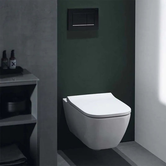 Geberit Smyle Square Slim Soft Close Toilet Seat | 500.237.01.1