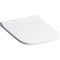 Geberit Smyle Square Slim Soft Close Toilet Seat with Quick Release Hinges | 500.687.01.1