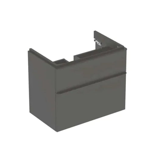 Geberit Smyle Square Vanity Unit 2 Drawers 750mm Lava | 500.353.JK.1