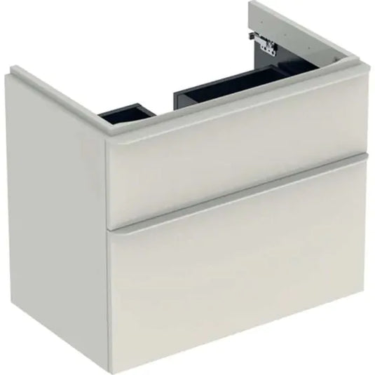 Geberit Smyle Square Vanity Unit 2 Drawers 750mm Sand | 500.353.JL.1
