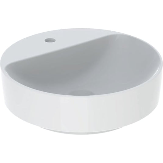 Geberit VariForm 450mm Round Lay-On Countertop Basin White | 500.770.01.2