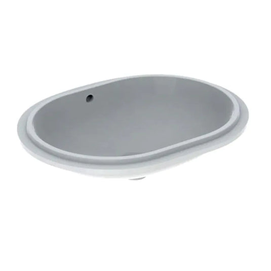 Geberit VariForm Elliptic Under-Countertop Basin with Overflow | 500.756.01.2