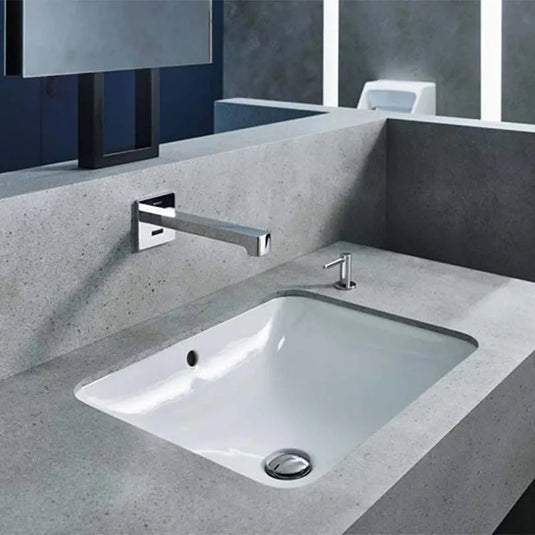 Geberit VariForm Rectangular Under-Countertop Basin with Overflow | 500.764.01.2